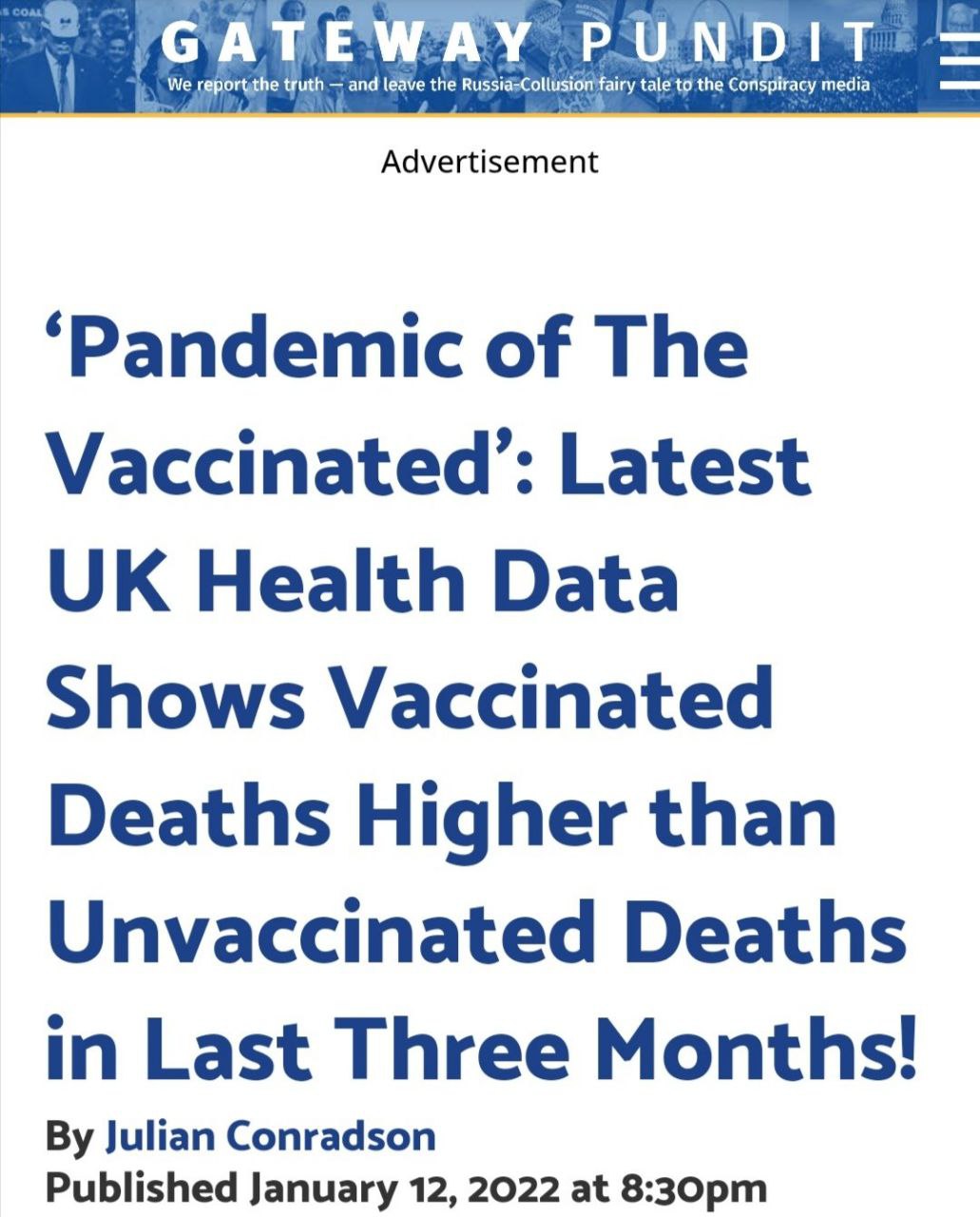 Die britische Regierung räumt ein, dass Impfstoffe das natürliche Immunsystem derjenigen geschädigt haben, die doppelt geimpft wurden…!